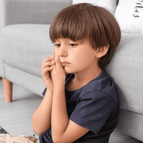 Child with tooth pain