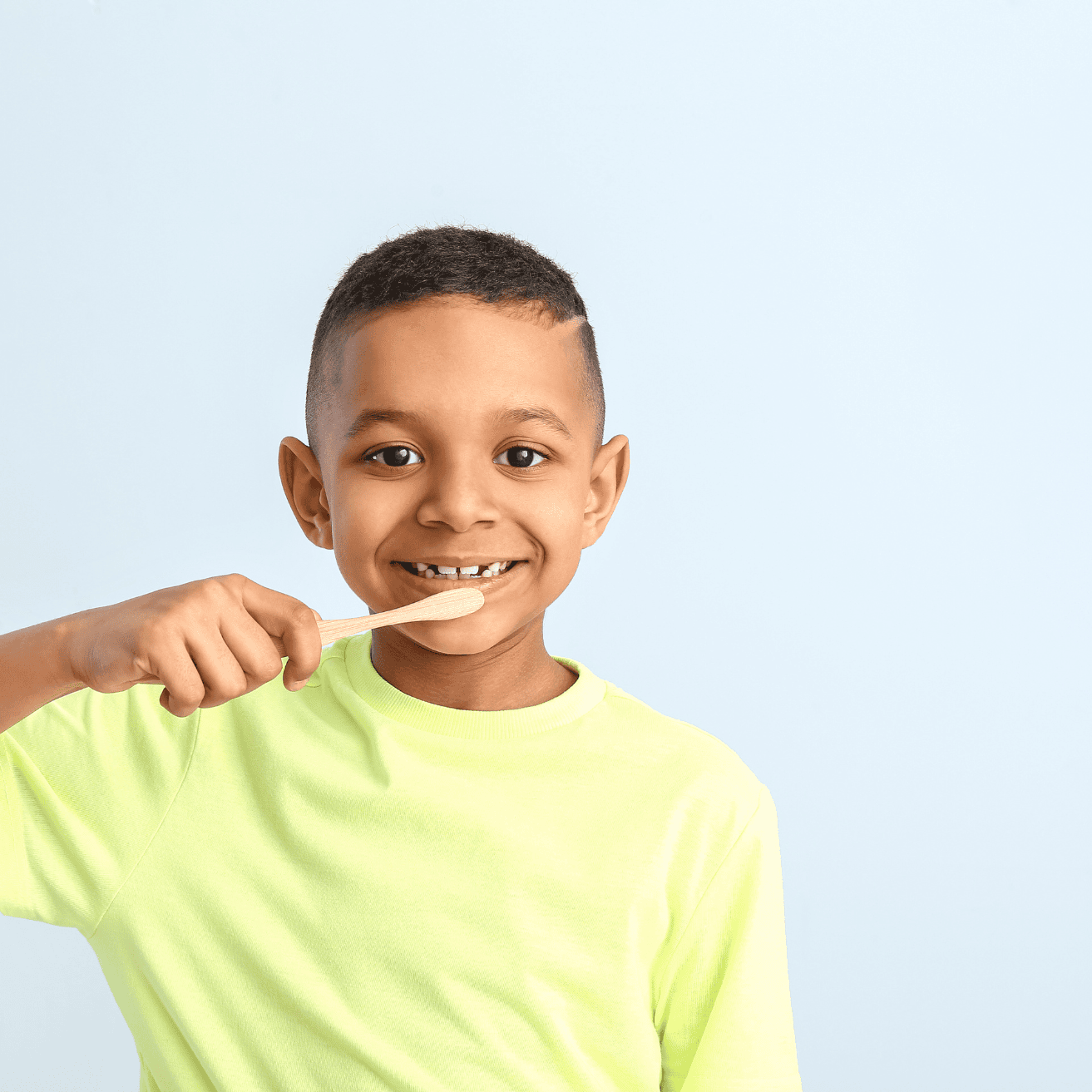 Child brushing their teeth